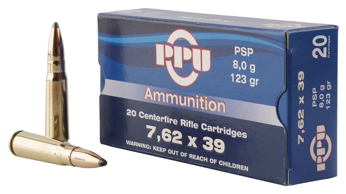 PPU Metric Rifle 7.62x39mm 123 gr Pointed Soft Point - PP76239P PPU Metric Rifle 7.62x39mm 123 gr Pointed Soft Point - PP76239P