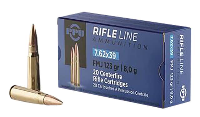 TR&Z Metric Rifle Rifle Line 7.62x39mm 123 gr Round Nose Soft Point - PP739S TR&Z Metric Rifle Rifle Line 7.62x39mm 123 gr Round Nose Soft Point - PP739S