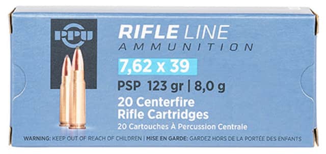 TR&Z Metric Rifle Rifle Line 7.62x39mm 123 gr Pointed Soft Point - PP739P TR&Z Metric Rifle Rifle Line 7.62x39mm 123 gr Pointed Soft Point - PP739P