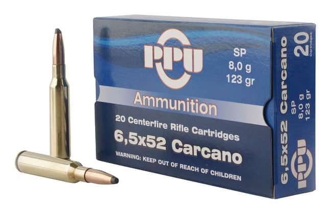 PPU Metric Rifle 6.5x52mm Carcano 123 gr Soft Point - PP6CS PPU Metric Rifle 6.5x52mm Carcano 123 gr Soft Point - PP6CS