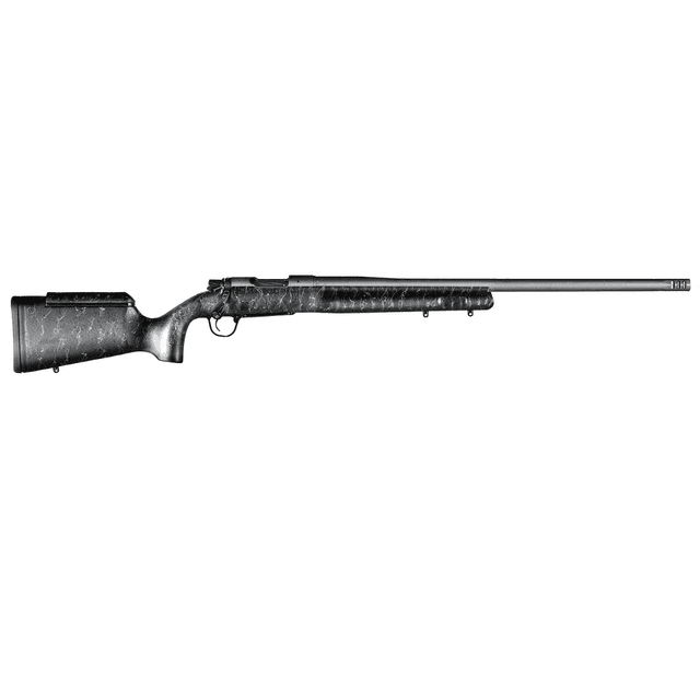 Christensen Arms Mesa Long Range Full Size 300 PRC Rifle with 26" Tungsten Gray Cerakote Barrel, Black w/Gray Webbing Fixed Long Range Stock - 8010201600 Christensen Arms Mesa Long Range Full Size 300 PRC Rifle with 26" Tungsten Gray Cerakote Barrel, Black w/Gray Webbing Fixed Long Range Stock - 8010201600