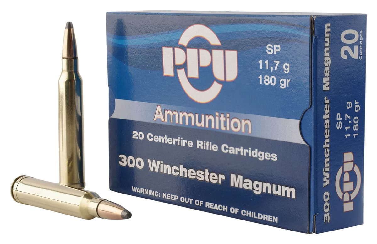 PPU Standard Rifle 300 Win Mag 180 gr Soft Point - PP3003 PPU Standard Rifle 300 Win Mag 180 gr Soft Point - PP3003