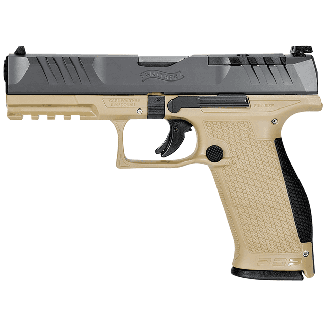 Walther Arms 2858380 PDP 9mm Tan Handgun Walther Arms 2858380 PDP 9mm Tan Handgun