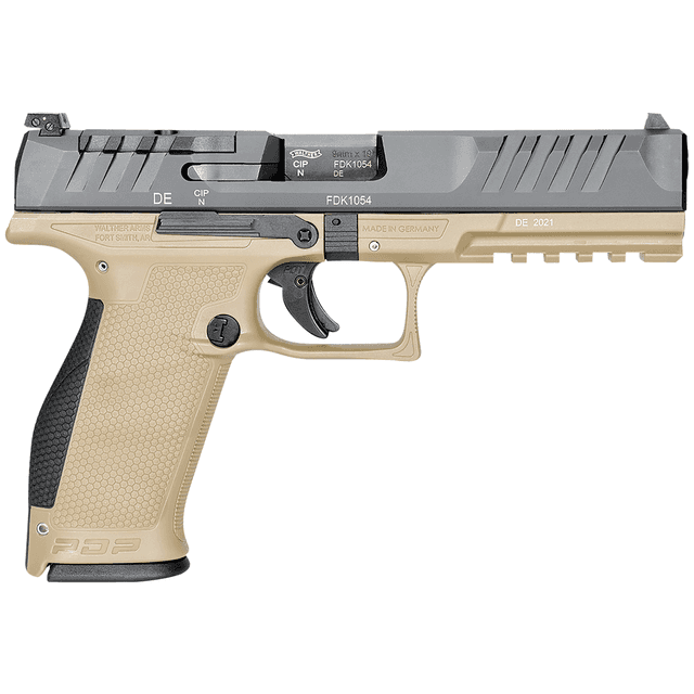 Walther Arms 2858401 PDP Full Size Tan 9mm Handgun Walther Arms 2858401 PDP Full Size Tan 9mm Handgun