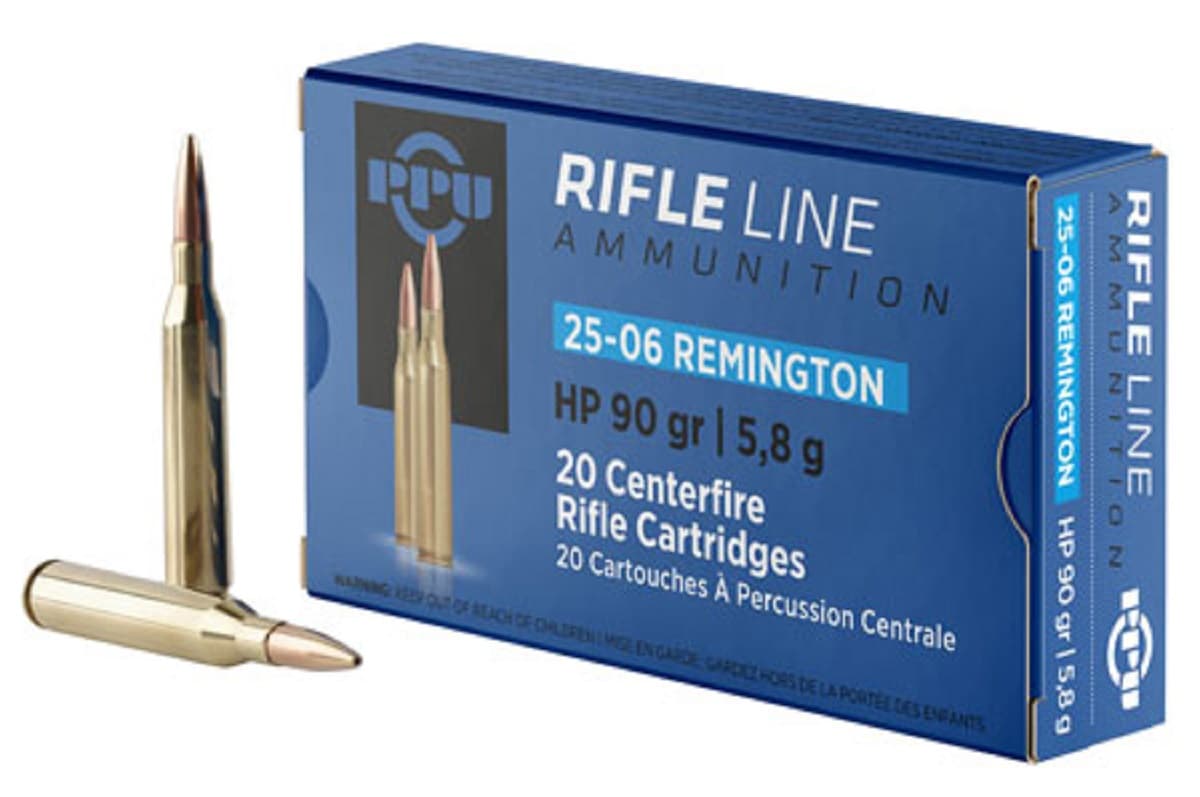 PPU Standard Rifle 25-06 Rem 90 gr Hollow Point - PP2506H PPU Standard Rifle 25-06 Rem 90 gr Hollow Point - PP2506H