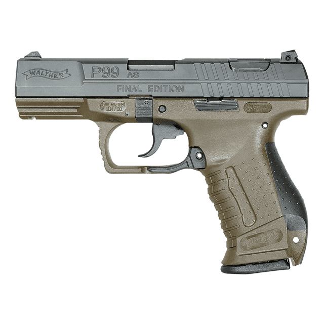 Walther Arms 287417210 P99 Final Edition 9mm CCW Handgun Walther Arms 287417210 P99 Final Edition 9mm CCW Handgun