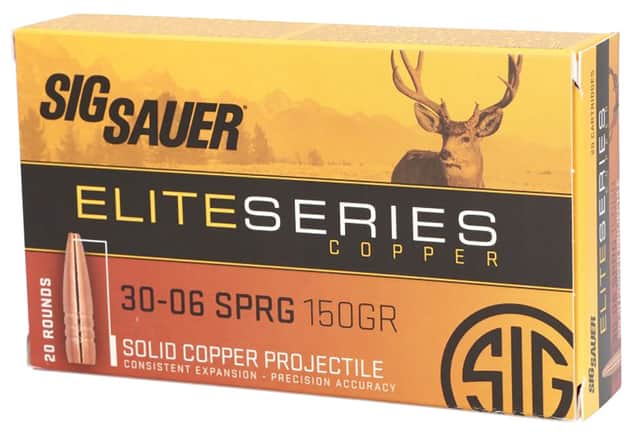 Sig Sauer Elite Hunting 30-06 Springfield 180 gr Nosler AccuBond - E3006AB18020 Sig Sauer Elite Hunting 30-06 Springfield 180 gr Nosler AccuBond - E3006AB18020