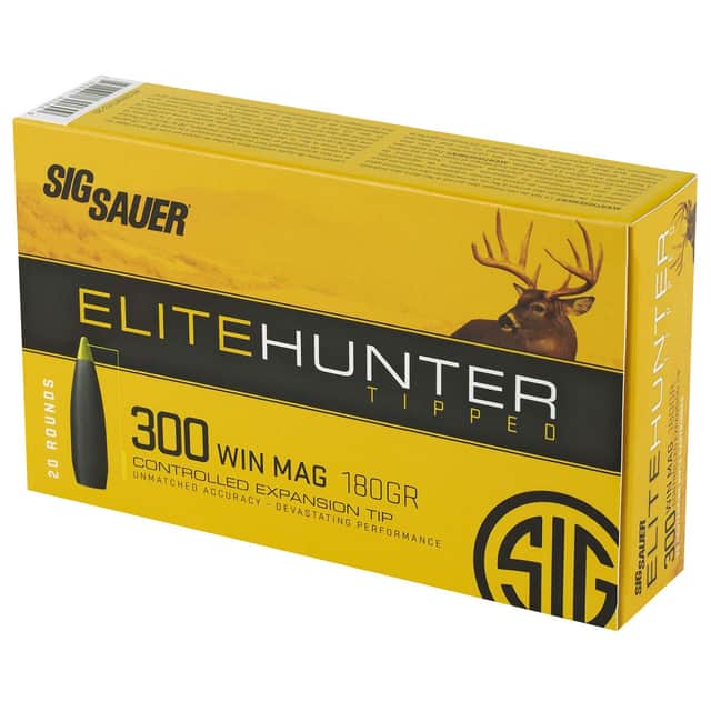 Sig Sauer Elite Hunting 300 Win Mag 180 gr Nosler AccuBond - E3WMAB18020 Sig Sauer Elite Hunting 300 Win Mag 180 gr Nosler AccuBond - E3WMAB18020