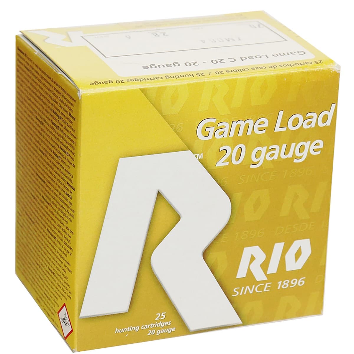 Rio Ammunition Game Load 20 Gauge 3" 1 1/4 oz 6 Shot - RC20MGN6 Rio Ammunition Game Load 20 Gauge 3" 1 1/4 oz 6 Shot - RC20MGN6