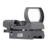 Aim Sports Reflex Warfare Edition Sight with 1x24x34mm Optics, Red/Green Multi Reticle, Matte Black - 1 Aim Sports Reflex Warfare Edition Sight with 1x24x34mm Optics, Red/Green Multi Reticle, Matte Black - 1