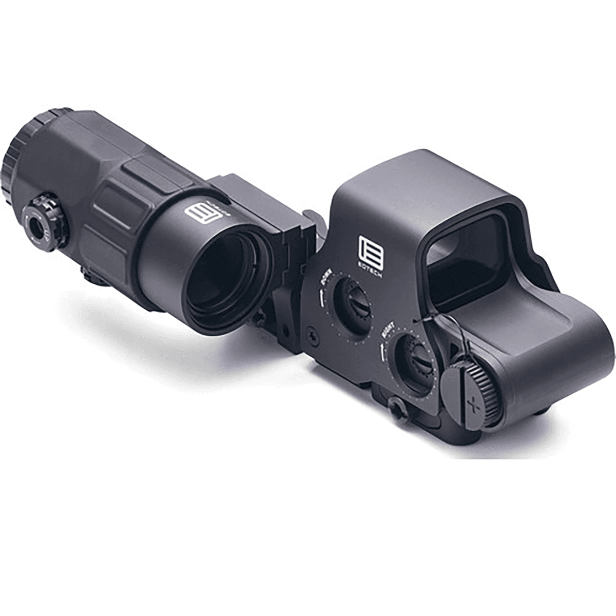 Eotech Holographic Hybrid Sight (HHS) V EXPS3-4 & G45 Magnifier - Black Anodized with 1 MOA Red Dot Reticle - HHSV Eotech Holographic Hybrid Sight (HHS) V EXPS3-4 & G45 Magnifier - Black Anodized with 1 MOA Red Dot Reticle - HHSV