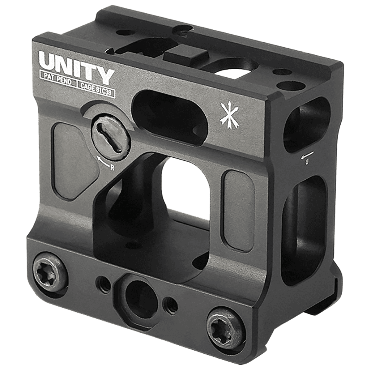 Unity Tactical FAST MICRO Mount Black- 164380 Unity Tactical FAST MICRO Mount Black- 164380