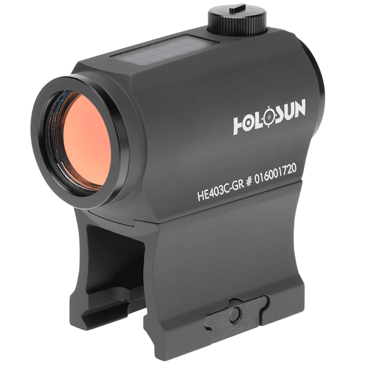 Holosun HE403C-GR - Black Anodized, 1x20mm Tube, 2 MOA Green Dot Reticle for Carbine/Rifle - HE403CGR Holosun HE403C-GR - Black Anodized, 1x20mm Tube, 2 MOA Green Dot Reticle for Carbine/Rifle - HE403CGR