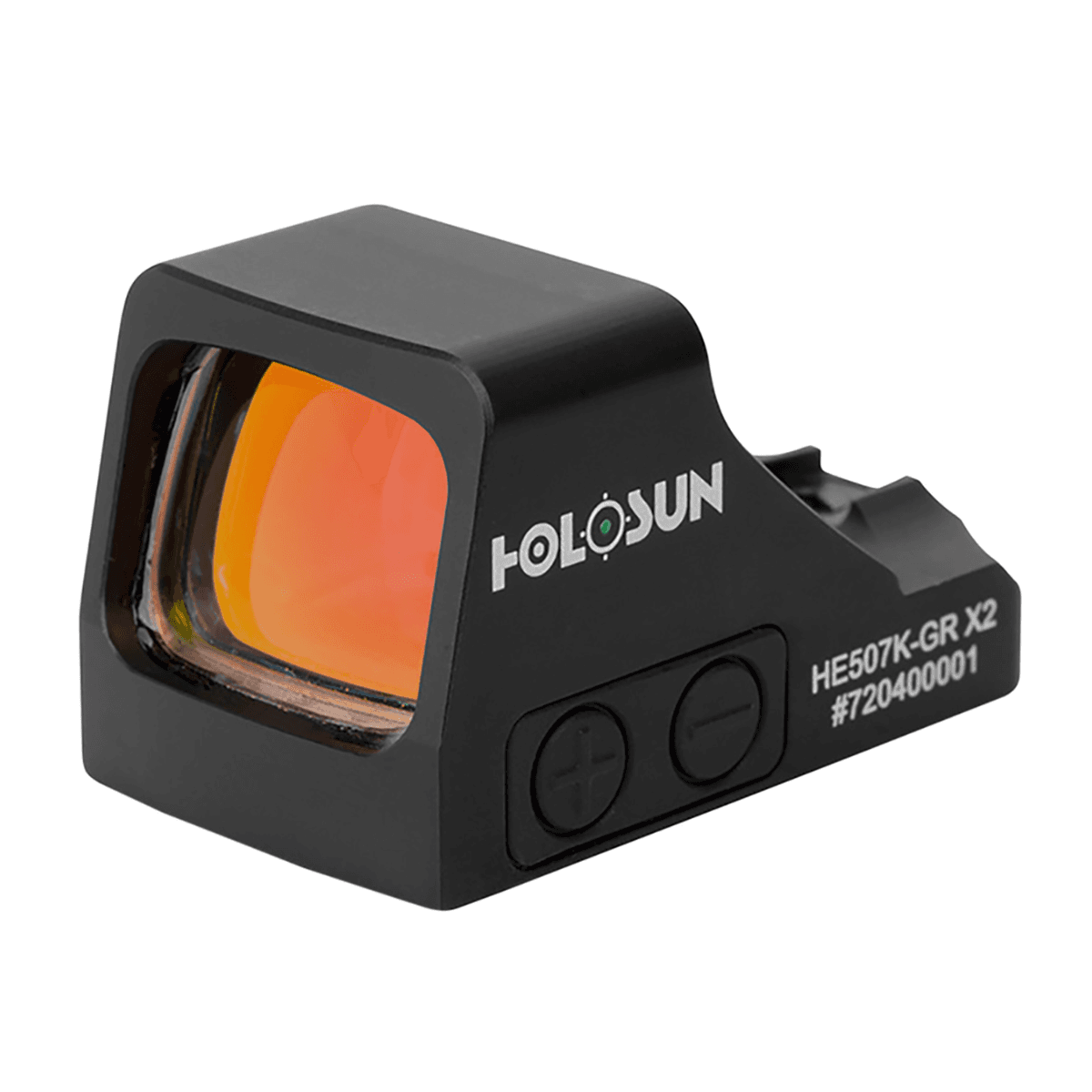 Holosun Black Anodized, 0.58x0.77, 2 MOA Green Dot/32 MOA Circle Multi Reticle - HE507KGRX2 Holosun Black Anodized, 0.58x0.77, 2 MOA Green Dot/32 MOA Circle Multi Reticle - HE507KGRX2