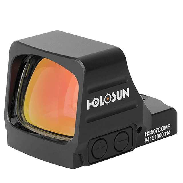 Holosun HS507COMP - Black Anodized, 1.1x0.87 Objective, CRS Red Multi Reticle Holosun HS507COMP - Black Anodized, 1.1x0.87 Objective, CRS Red Multi Reticle