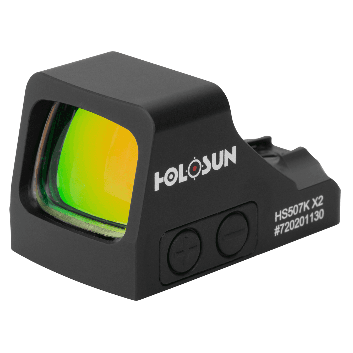 Holosun HS507K X2 - Black Anodized, 0.58x0.77 inches Objective, 2 MOA Red Dot/32 MOA Red Circle Multi Reticle - HS507KX2 Holosun HS507K X2 - Black Anodized, 0.58x0.77 inches Objective, 2 MOA Red Dot/32 MOA Red Circle Multi Reticle - HS507KX2