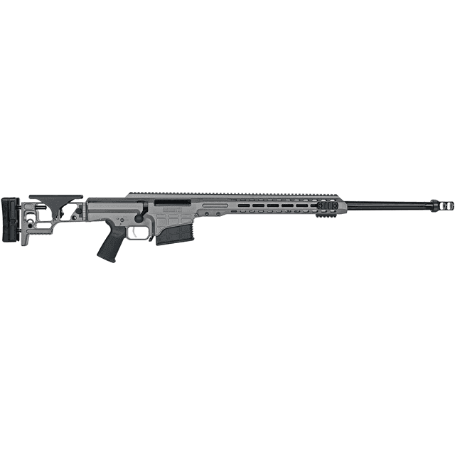 Barrett 18486 MRAD 300 Norma Mag Bolt Action Rifle Tungsten Gray with Folding Stock Barrett 18486 MRAD 300 Norma Mag Bolt Action Rifle Tungsten Gray with Folding Stock