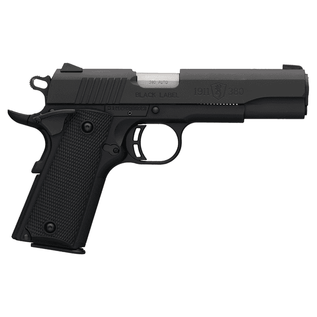 Browning 051904492 1911-380 Black Label Full Size Frame 380 ACP Handgun Browning 051904492 1911-380 Black Label Full Size Frame 380 ACP Handgun