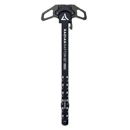 Radian Weapons Raptor SD Ambi Charging Handle, Radian Gray, Gas Ported Shaft, Fits Mil-Spec AR-15/M16 Platform Radian Weapons Raptor SD Ambi Charging Handle, Radian Gray, Gas Ported Shaft, Fits Mil-Spec AR-15/M16 Platform
