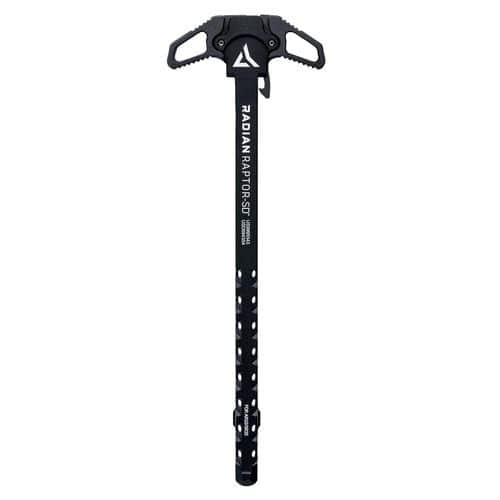 Radian Weapons Raptor SD Ambi Charging Handle, Black, Gas Ported Shaft, Fits Mil-Spec AR-10/SR-25 Platform Radian Weapons Raptor SD Ambi Charging Handle, Black, Gas Ported Shaft, Fits Mil-Spec AR-10/SR-25 Platform