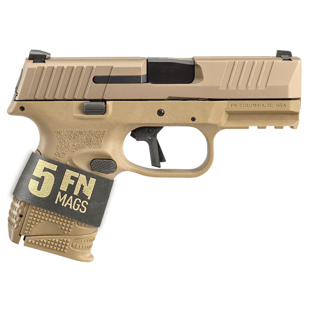 FN 66101644 509C Bundle Compact Frame 9mm CCW Handgun FN 66101644 509C Bundle Compact Frame 9mm CCW Handgun
