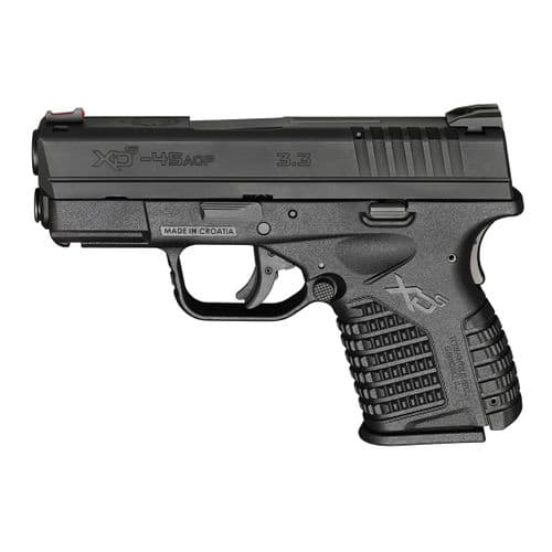 Springfield XDS 3.3 Single Stack 45ACP Black with Notebook Springfield XDS 3.3 Single Stack 45ACP Black with Notebook