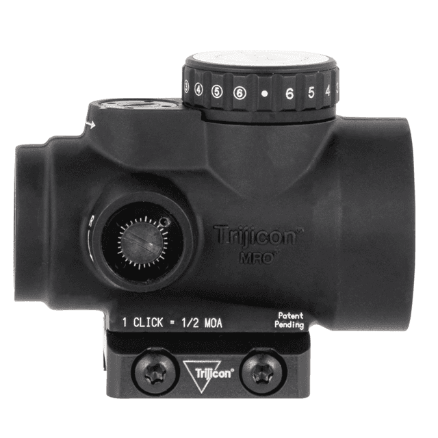 Trijicon MRO HD - Black Hardcoat Anodized, 1x25mm, 2 MOA Red Dot/68 MOA Red Circle LED Multi Reticle - 2200051 Trijicon MRO HD - Black Hardcoat Anodized, 1x25mm, 2 MOA Red Dot/68 MOA Red Circle LED Multi Reticle - 2200051