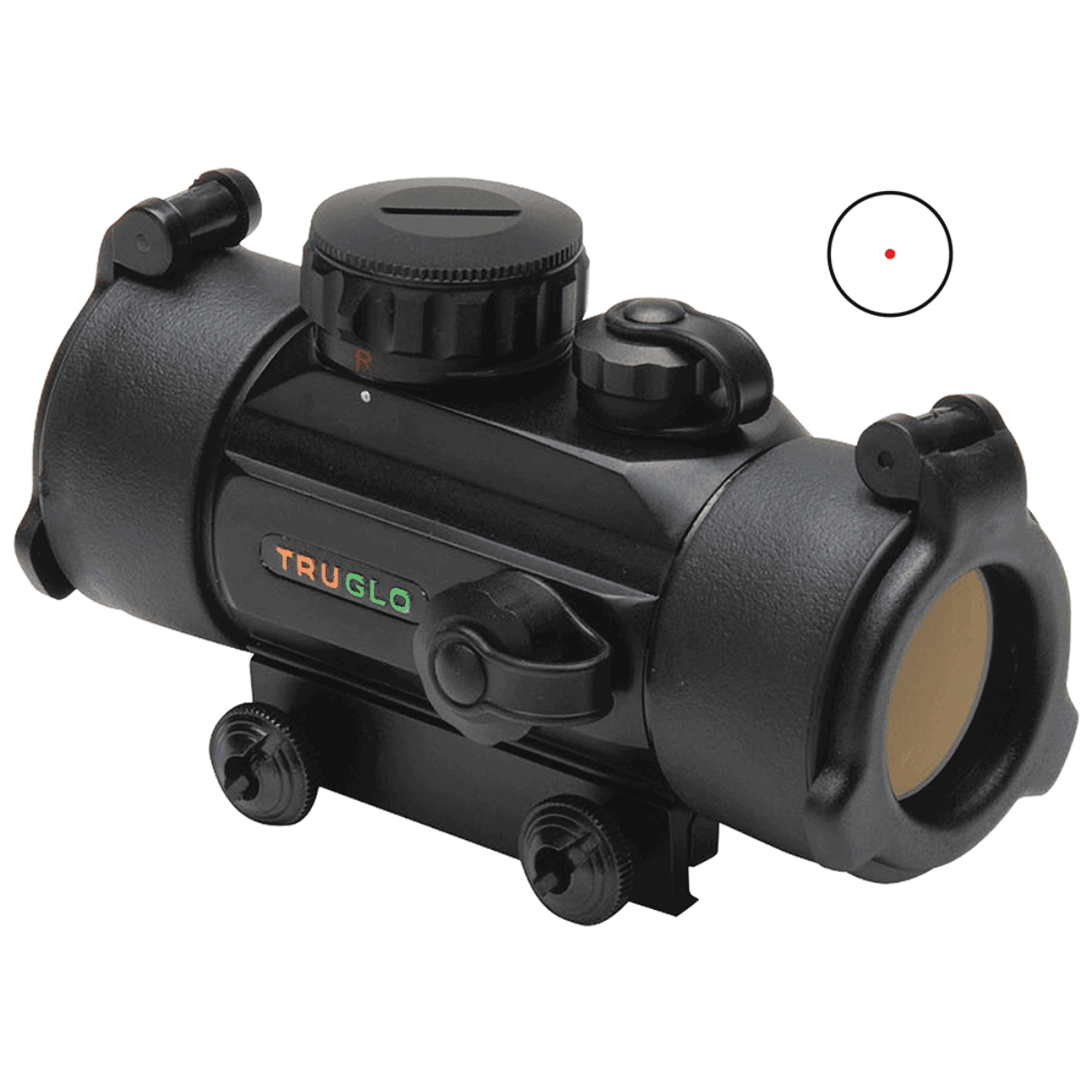 TruGlo Traditional - Black, 1x30mm Objective, 5 MOA Red Dot Reticle - TG8030B TruGlo Traditional - Black, 1x30mm Objective, 5 MOA Red Dot Reticle - TG8030B