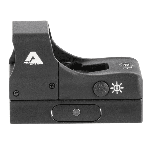 Aim Sports Compact Reflex Sight with 3.5 MOA Red Dot, 1x27mm, Matte Black - RT5C1 Aim Sports Compact Reflex Sight with 3.5 MOA Red Dot, 1x27mm, Matte Black - RT5C1