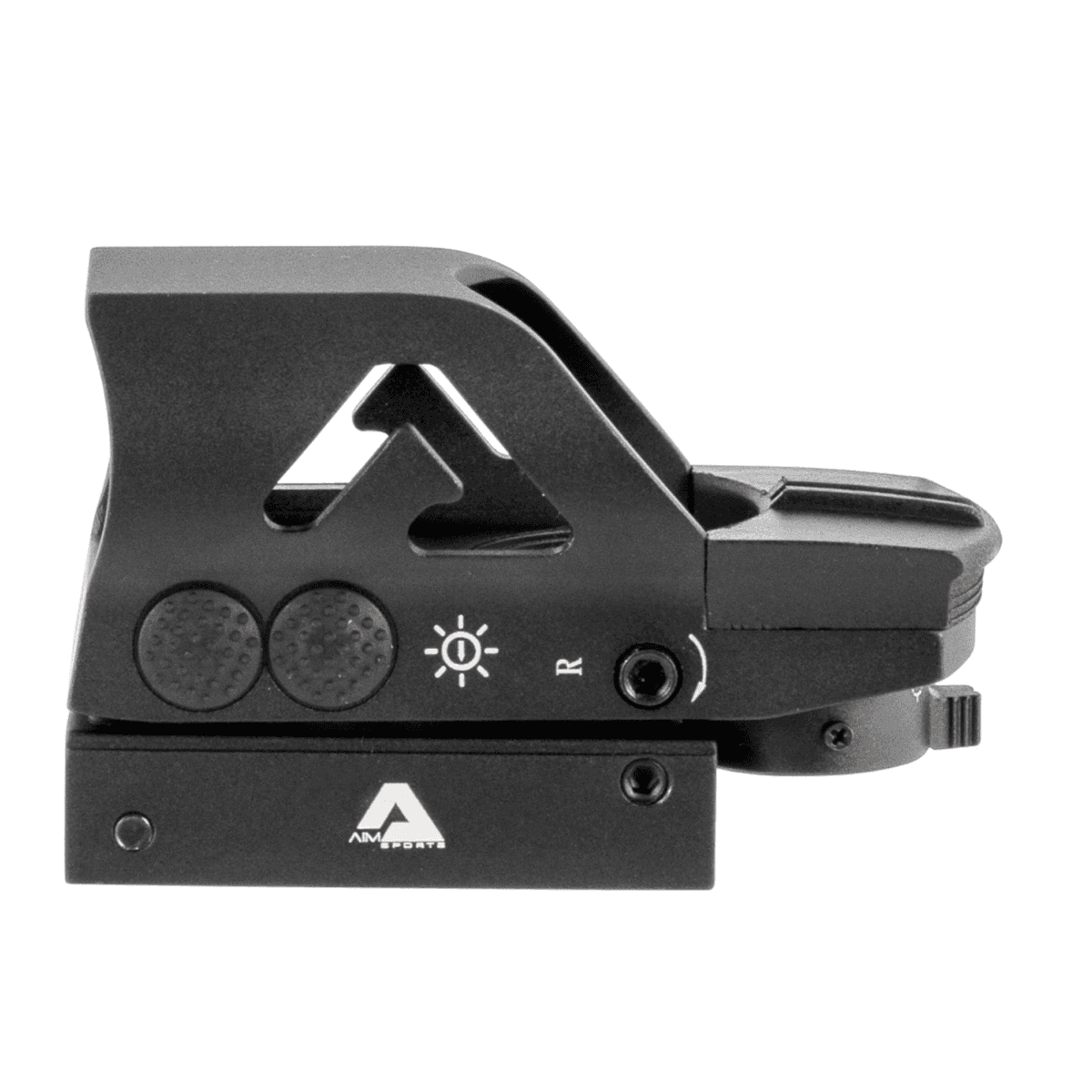 Aim Sports Full Size Reflex Sight with Red/Green Multi Reticle, Matte Black, 1x34mm - RT506C Aim Sports Full Size Reflex Sight with Red/Green Multi Reticle, Matte Black, 1x34mm - RT506C