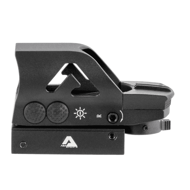 Aim Sports Full Size Reflex Sight with Red/Green Multi Reticle, Matte Black, 1x34mm - RT506C Aim Sports Full Size Reflex Sight with Red/Green Multi Reticle, Matte Black, 1x34mm - RT506C