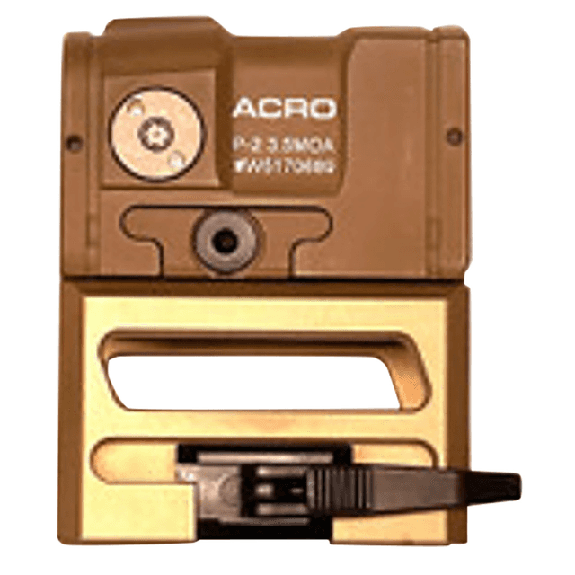 B&T Firearms Aimpoint ACRO P-2 3.5 MOA Red Dot Reticle, 1x0.59", Flat Dark Earth - AP200777FDEM B&T Firearms Aimpoint ACRO P-2 3.5 MOA Red Dot Reticle, 1x0.59", Flat Dark Earth - AP200777FDEM