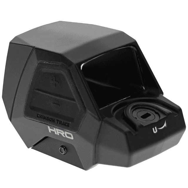 Crimson Trace HRO Red Dot Sight with 2 MOA Reticle, Black Anodized, 1x36.5mm x 27.8mm - 0101810 Crimson Trace HRO Red Dot Sight with 2 MOA Reticle, Black Anodized, 1x36.5mm x 27.8mm - 0101810