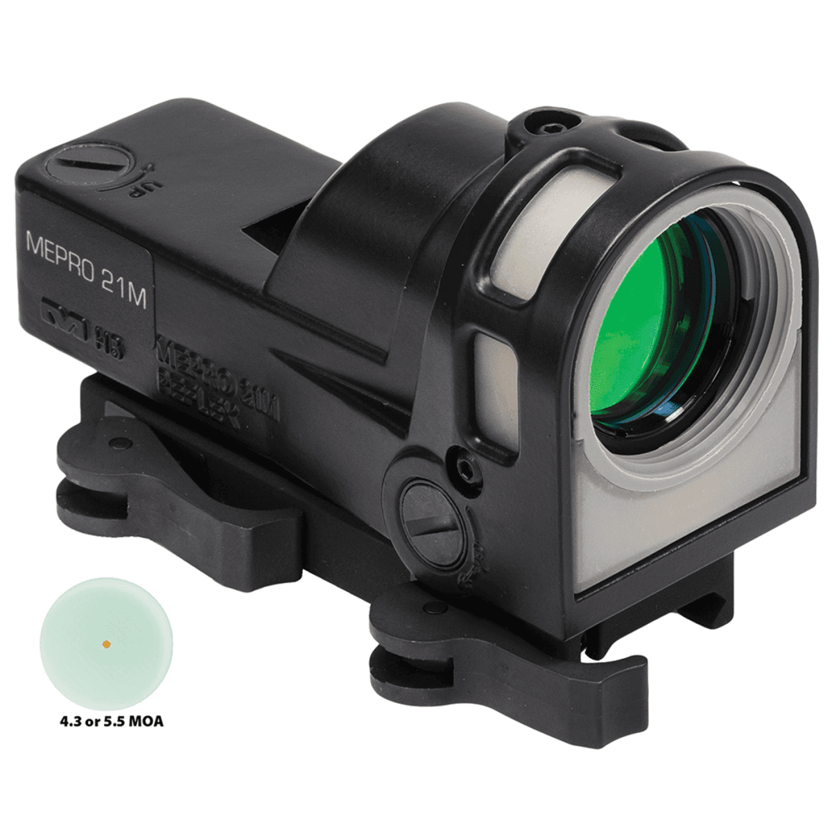 Meprolight Mepro M21 Red Dot Sight with 4.3 MOA Illuminated Reticle, Black, 1x30mm - 626210 Meprolight Mepro M21 Red Dot Sight with 4.3 MOA Illuminated Reticle, Black, 1x30mm - 626210