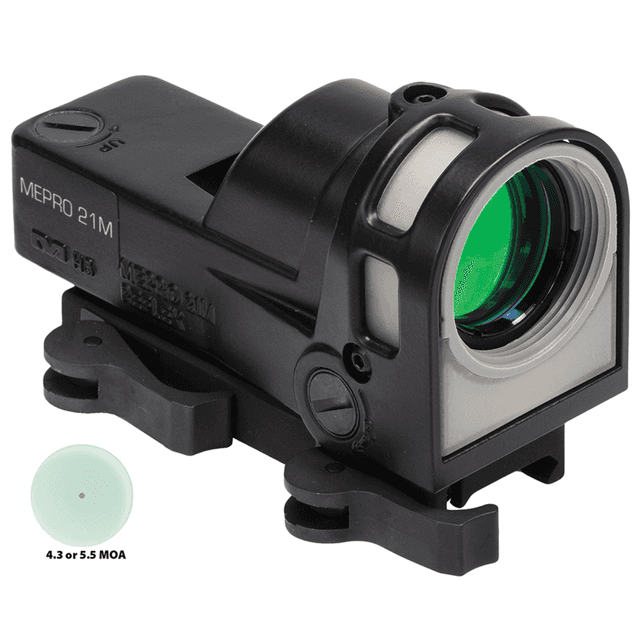 Meprolight Mepro M21 Red Dot Sight with 4.3 MOA Illuminated Reticle, Black, 1x30mm - 626210 Meprolight Mepro M21 Red Dot Sight with 4.3 MOA Illuminated Reticle, Black, 1x30mm - 626210