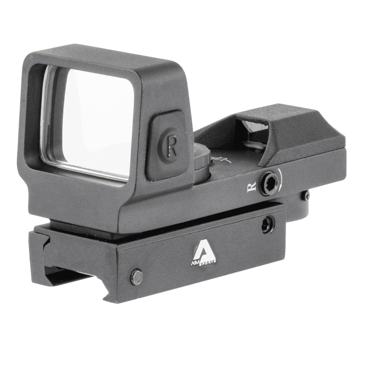 Aim Sports Full-Size Reflex Sight with Red/Green Multi Reticle, Matte Black, 1x33mm - RT503F Aim Sports Full-Size Reflex Sight with Red/Green Multi Reticle, Matte Black, 1x33mm - RT503F