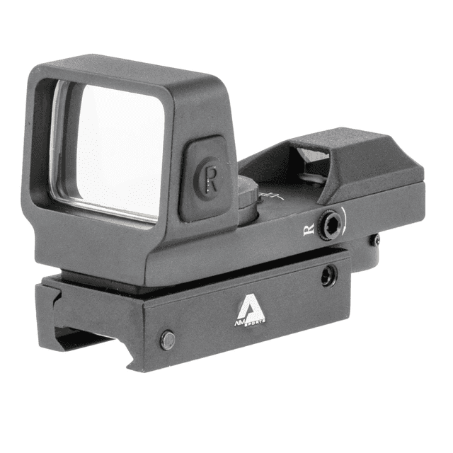 Aim Sports Full-Size Reflex Sight with Red/Green Multi Reticle, Matte Black, 1x33mm - RT503F Aim Sports Full-Size Reflex Sight with Red/Green Multi Reticle, Matte Black, 1x33mm - RT503F