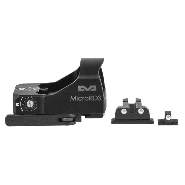 Meprolight USA MicroRDS 3 MOA Red Dot Reticle, Illuminated, 23x17mm, Black, for S&W M&P Full Size Non-Optics Ready - 88070504 Meprolight USA MicroRDS 3 MOA Red Dot Reticle, Illuminated, 23x17mm, Black, for S&W M&P Full Size Non-Optics Ready - 88070504