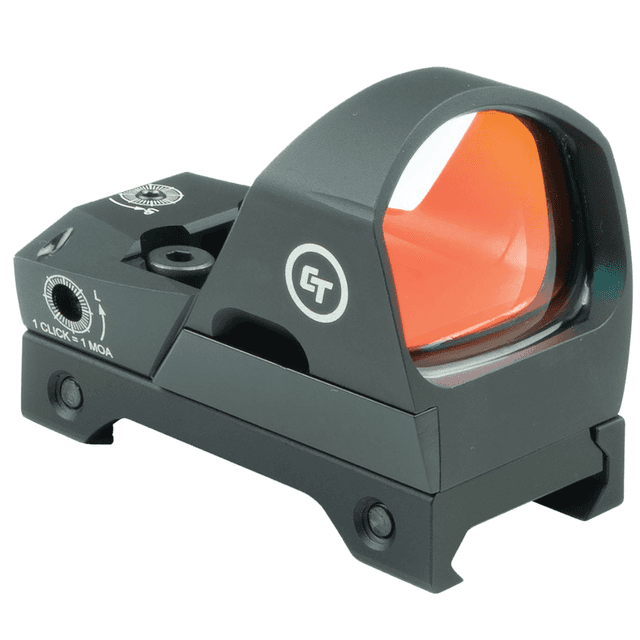 Crimson Trace CTS-1400 Red Dot Sight with 3.25 MOA Illuminated Reticle, Matte Black, 32x22mm - CTS1400 Crimson Trace CTS-1400 Red Dot Sight with 3.25 MOA Illuminated Reticle, Matte Black, 32x22mm - CTS1400