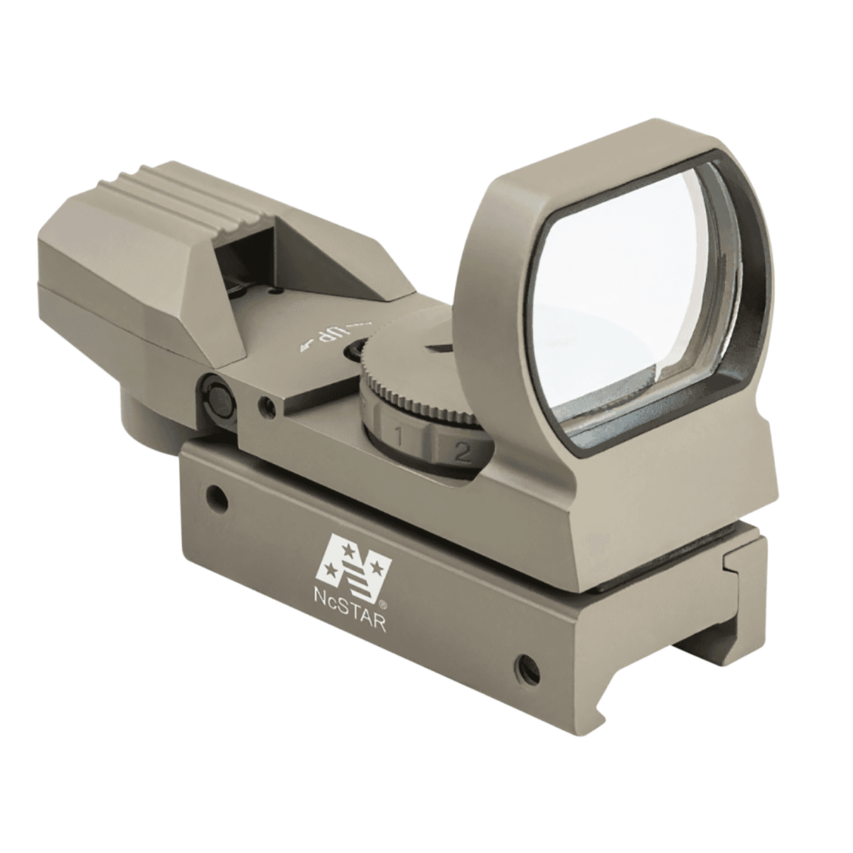 NcStar D4RGT Red & Green Four Reticle Reflex Optic, Tan, 24x34mm, Red/Green Multi Reticle NcStar D4RGT Red & Green Four Reticle Reflex Optic, Tan, 24x34mm, Red/Green Multi Reticle