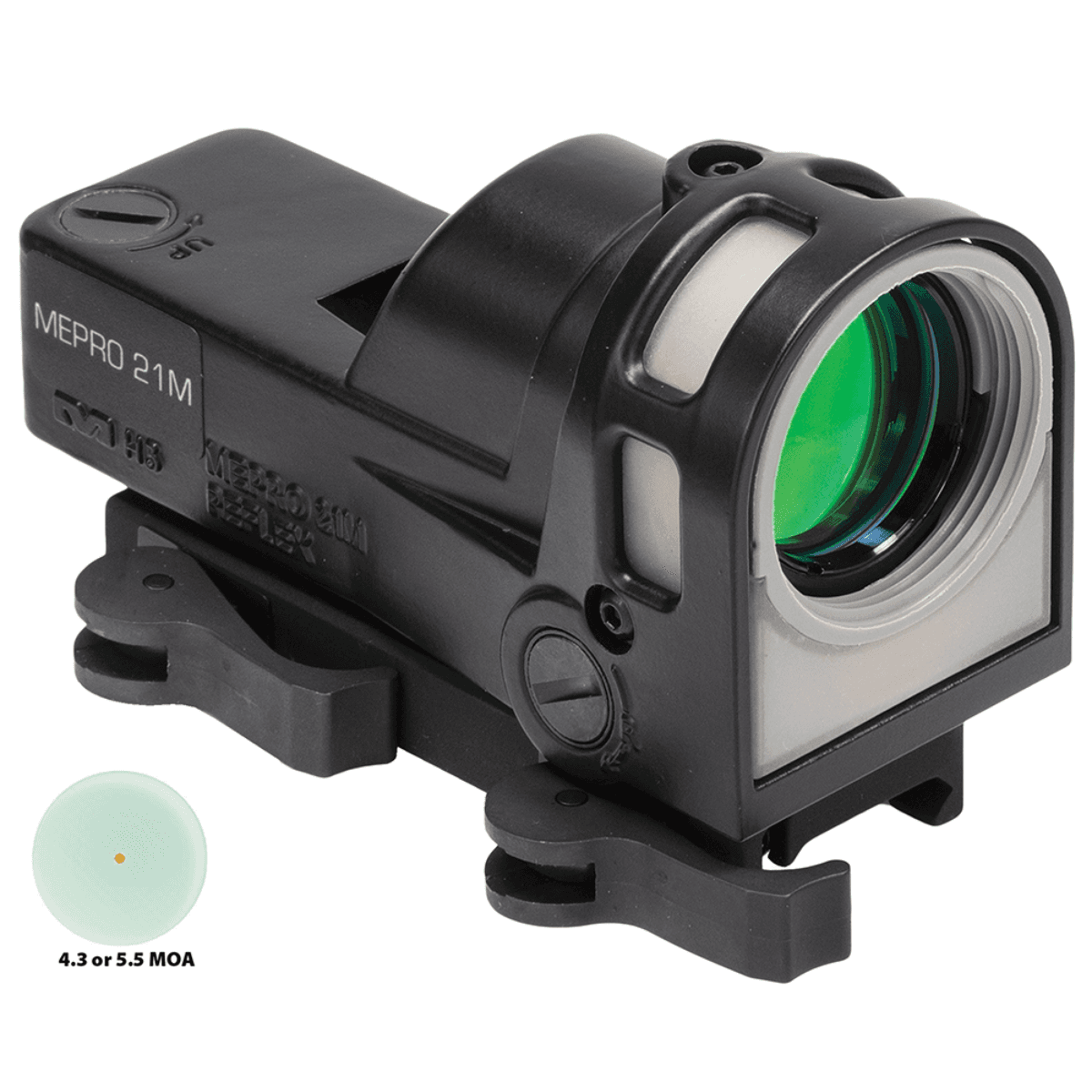 Meprolight M21 Red Dot Sight with 5.5 MOA Illuminated Dot Reticle, Black, 1x30mm - 626310 Meprolight M21 Red Dot Sight with 5.5 MOA Illuminated Dot Reticle, Black, 1x30mm - 626310