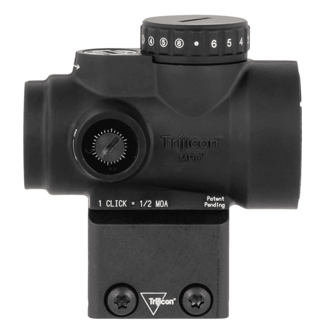 Trijicon MRO HD Red Dot Sight with 2 MOA Red Dot/68 MOA Red Circle Reticle, Black Hardcoat Anodized, 1x25mm - 2200053 Trijicon MRO HD Red Dot Sight with 2 MOA Red Dot/68 MOA Red Circle Reticle, Black Hardcoat Anodized, 1x25mm - 2200053