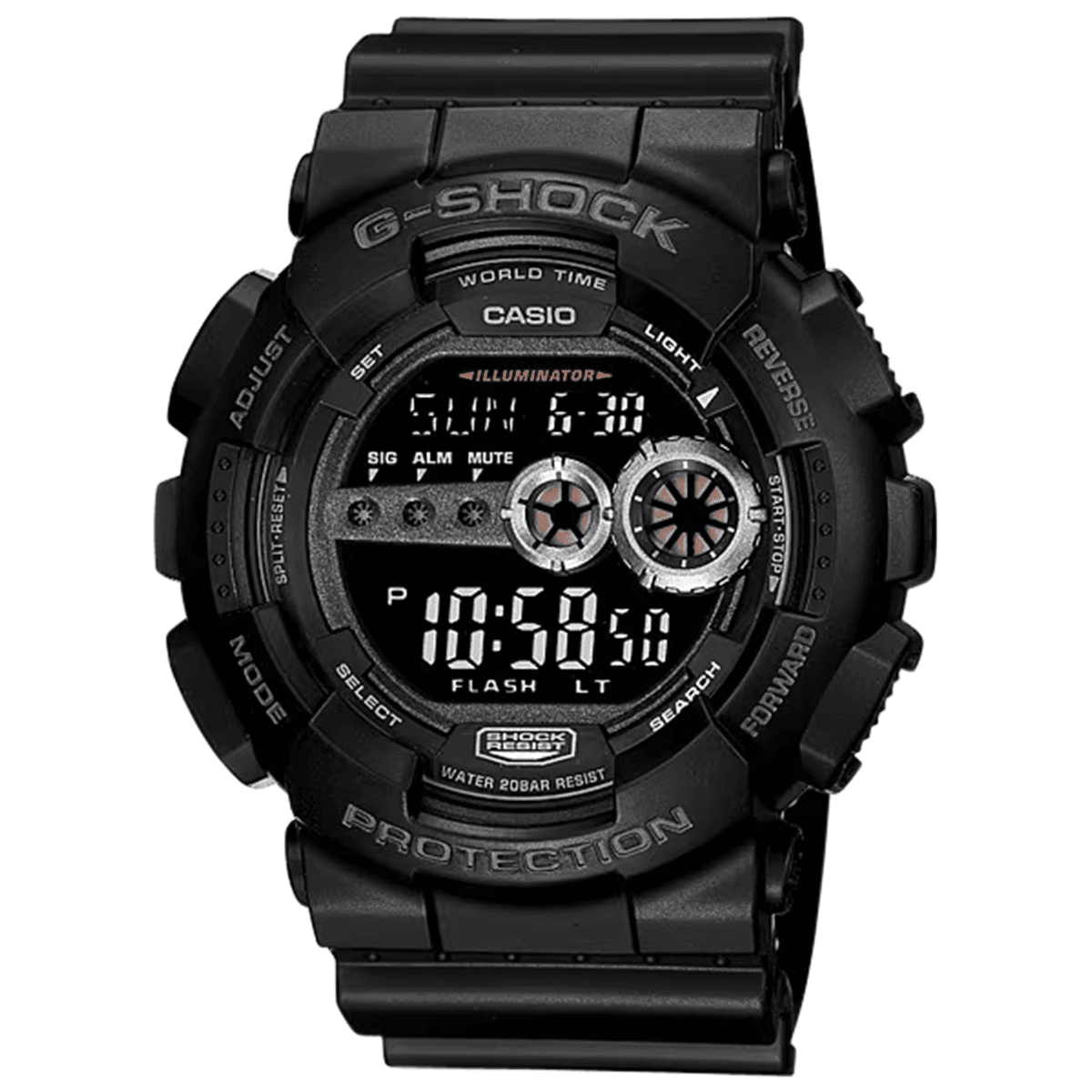 G-shock GD1001B G-Shock Tactical Black Stainless Steel Bezel G-shock GD1001B G-Shock Tactical Black Stainless Steel Bezel