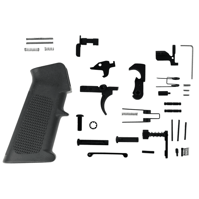 TacFire LPK01USA AR-15 Parts Kit AR-Platform Black A2 Grip Black TacFire LPK01USA AR-15 Parts Kit AR-Platform Black A2 Grip Black