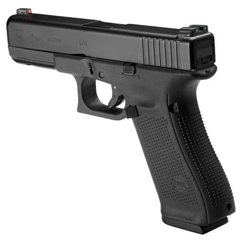 Glock PA1750303AB G17 Gen5 9mm Luger 4.49" 17+1 NS Black Interchangeable Backstrap Grip Black nDLC Glock PA1750303AB G17 Gen5 9mm Luger 4.49" 17+1 NS Black Interchangeable Backstrap Grip Black nDLC