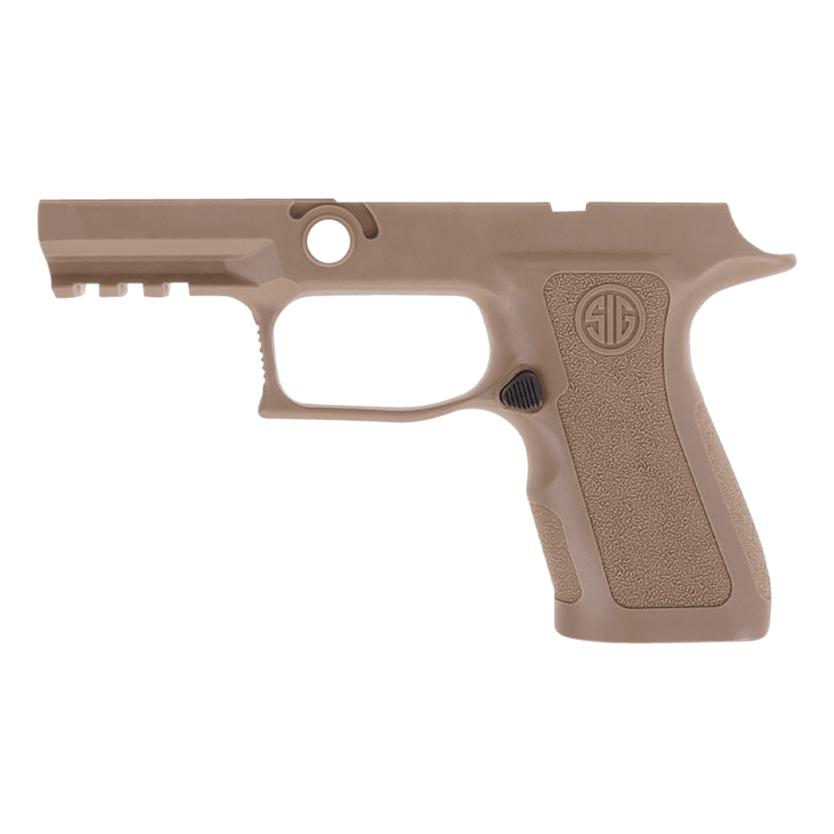 Sig Sauer GRIPMODXC943SMCOY P320 Grip Module X-Series Compact (Small Size Module), 9mm Luger/40 S&W/357 Sig, Coyote Polymer, Fits Sig P320 (3.60" & 3.90") Sig Sauer GRIPMODXC943SMCOY P320 Grip Module X-Series Compact (Small Size Module), 9mm Luger/40 S&W/357 Sig, Coyote Polymer, Fits Sig P320 (3.60" & 3.90")