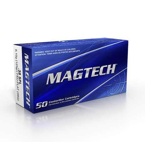 Magtech .38 Special 125 Grain FMJ 50 Round Box 38Q Magtech .38 Special 125 Grain FMJ 50 Round Box 38Q