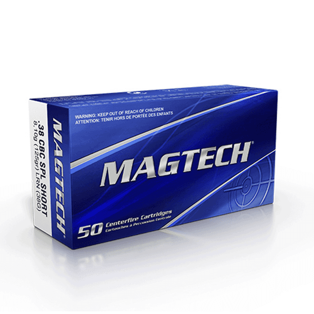 Magtech Range/Training 38 Special 125 gr Lead Round Nose - 50 Rounds Per Box Magtech Range/Training 38 Special 125 gr Lead Round Nose - 50 Rounds Per Box
