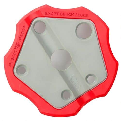 Real Avid Smart Bench Block Polymer Gray/Red Real Avid Smart Bench Block Polymer Gray/Red