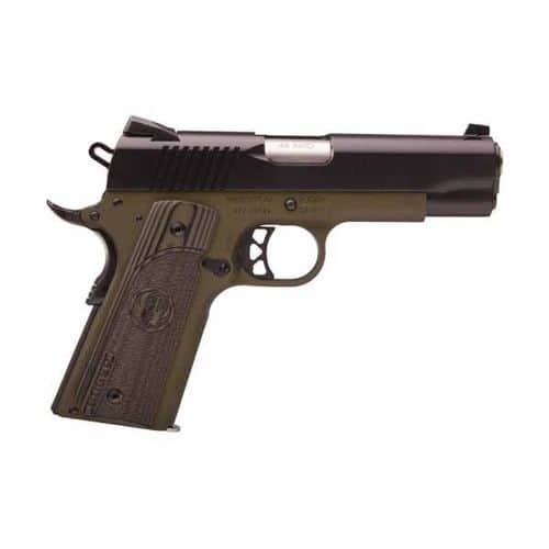 RUGER SR1911 COMMANDER LW 45ACP OD GREEN 6718 RUGER SR1911 COMMANDER LW 45ACP OD GREEN 6718